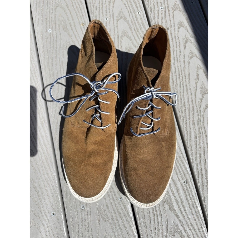 Sorel NM2560-224 Tobacco Brown Suede Leather Chukka Ankle Boots Mens Size 10 - Picture 7 of 10